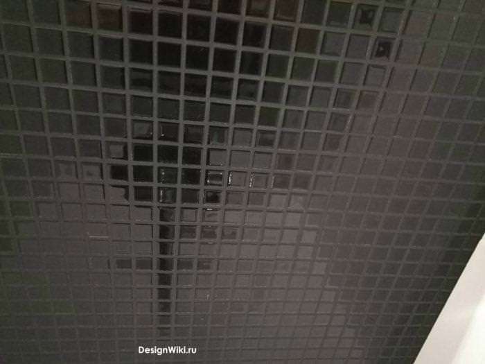 Цвет затирки для черной глянцевой мозаичной плитки