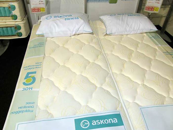 Foto kakie matras luchshe askona ormatek