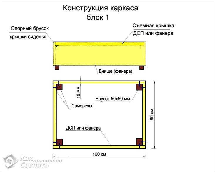 Диван для самостоятельной сборки
