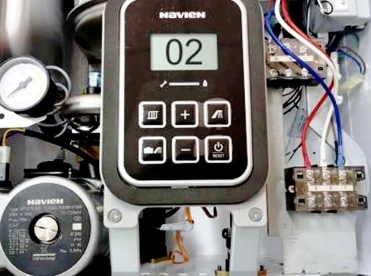 Ошибка 02 Navien. Отсутствие циркуляции теплоносителя CO
