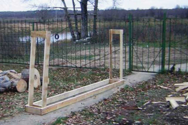 Наступает зима: креативная укладка дров