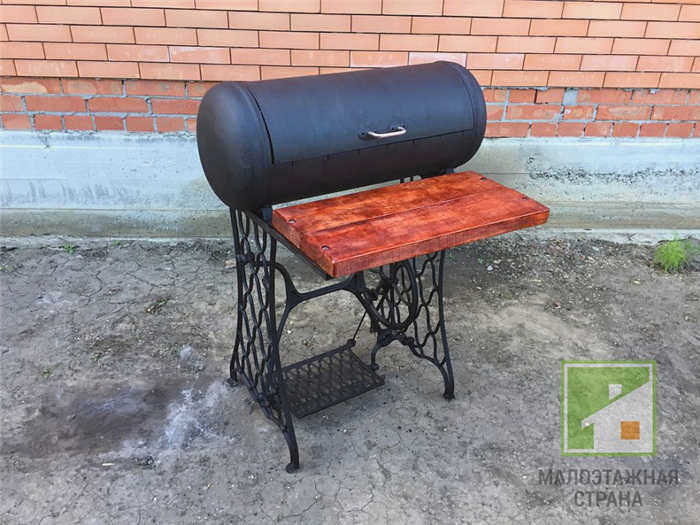 Барбекю из газового баллона