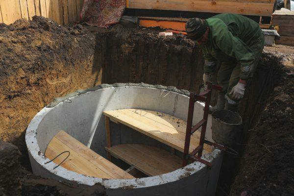 Подвал с полной осадкой