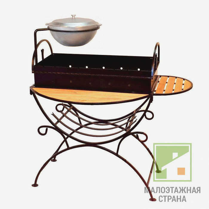 Размеры металлического мангала - правильный выбор