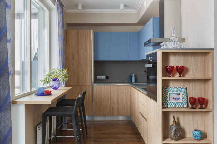 Высота, ширина и другие размеры кухонной барной стойки - фото 7