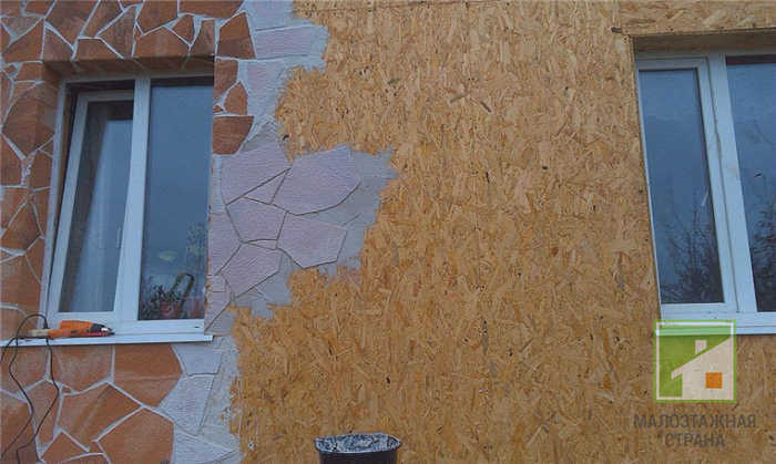 OSB разлагается под воздействием воды