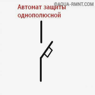 Однополюсный автоматический выключатель