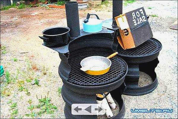 Как сделать дисковый гриль - простой вариант