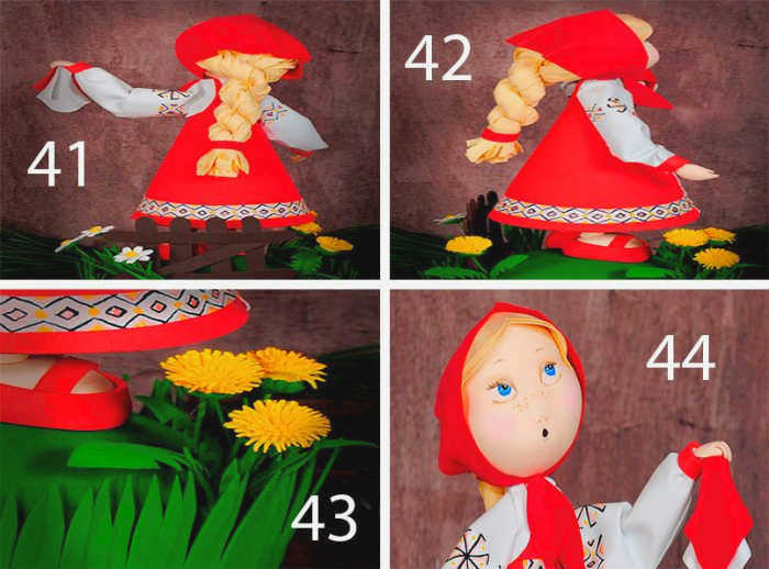 кукла из фоамирана шаг за шагом