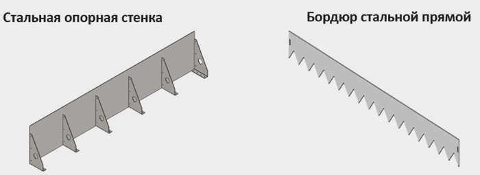 Разнообразие производимых декоративных бордюров от Стандартпарк