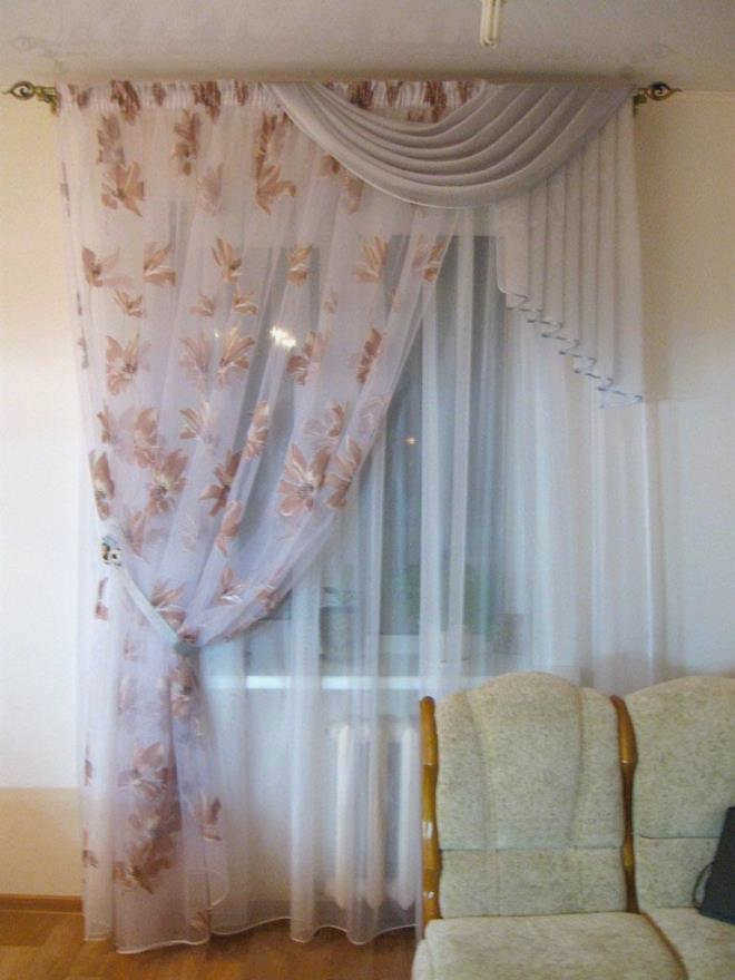 Шторы с одной стороны