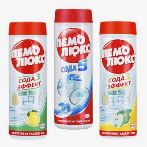 Чистящий порошок Pemlux - 3 вида, изображенные здесь