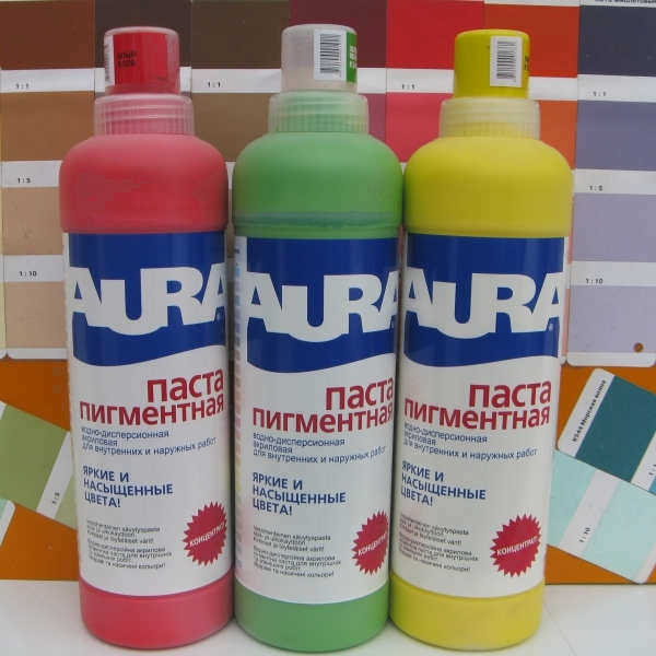 Цветные пасты