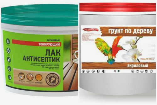 Лак и грунтовка для дерева
