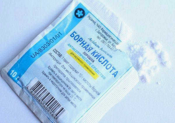 Борная кислота в пакетиках