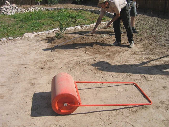 Компактор для газона своими руками
