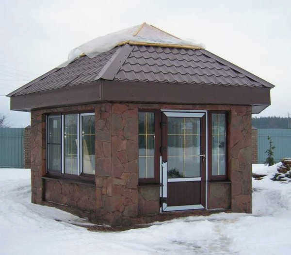 Пергола размером 3,5 х 3,5 метра