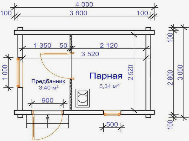 Коттеджная баня -155 фото лучших вариантов с необычным дизайном 34