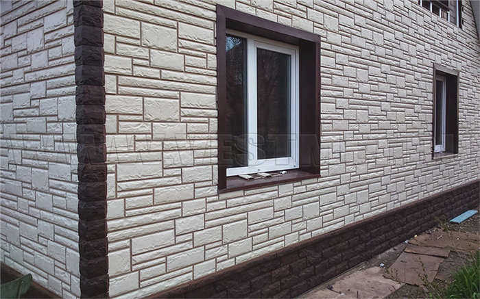 Фото 8 - Фасад, отделанный панелями Fineber из серии Stone, цвет Белый