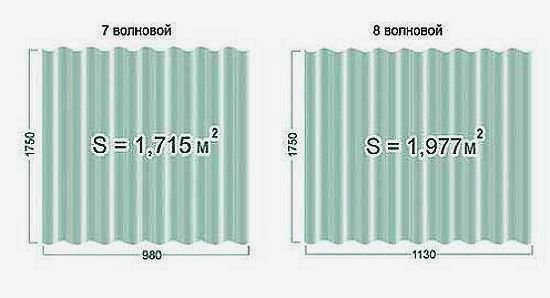участки шиферных листов