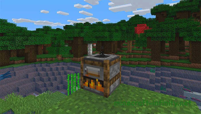Коптильня в Minecraft