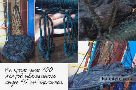 Как сплести подвесное кресло из макраме своими руками?