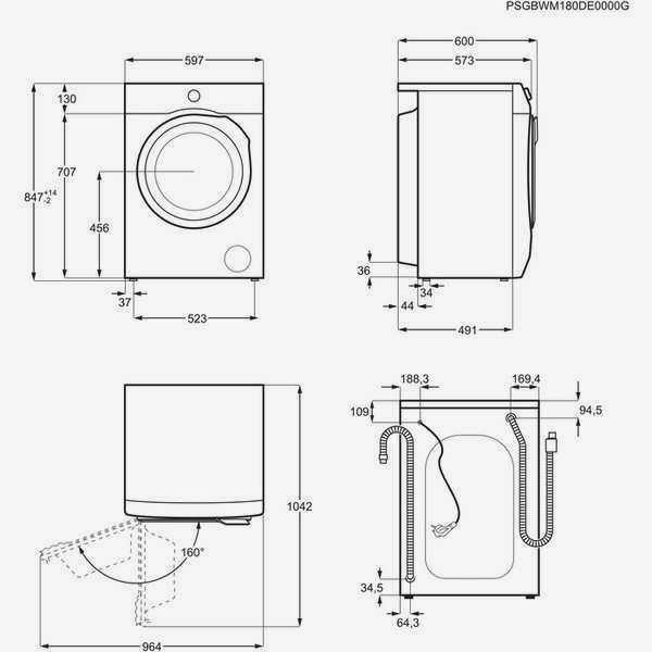 Стиральная машина с вертикальной загрузкой Miele WW610 WCS фото