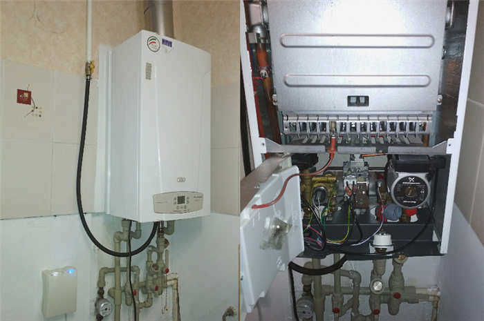 Индикация пламени Baxi на дисплее