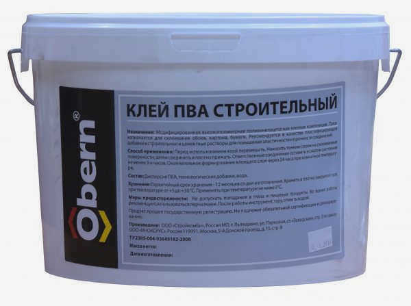 Помимо дисперсии ПВА, клей содержит модифицирующие добавки