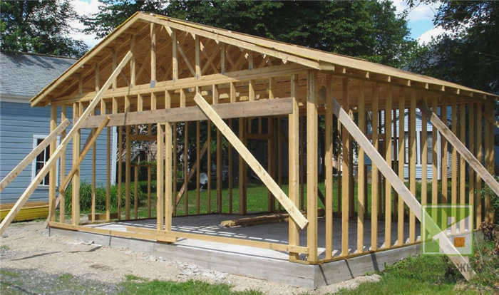 Каркасный гараж 6x8