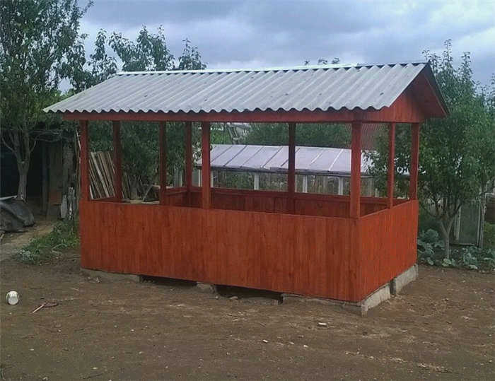Шифер для крыши беседки