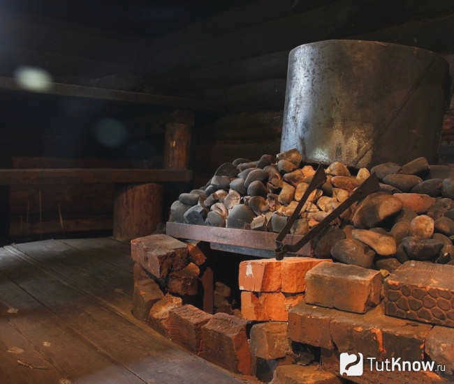 Плита для черной сауны