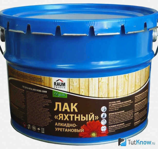 Алкидно-уретановый яхтный лак
