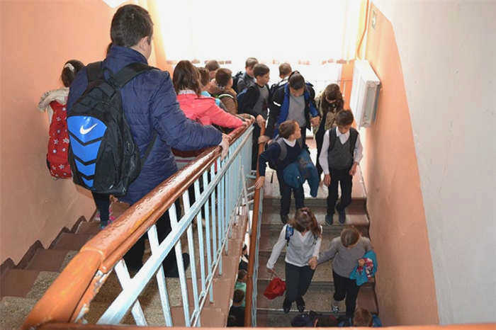 Эвакуация в случае пожара в школе