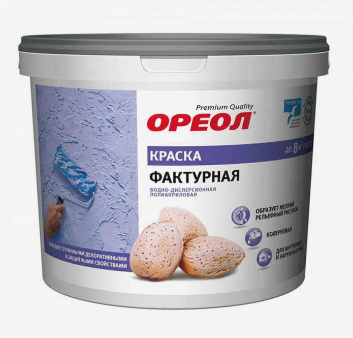 Текстурная краска DALI-DECOR. Покрытие 
