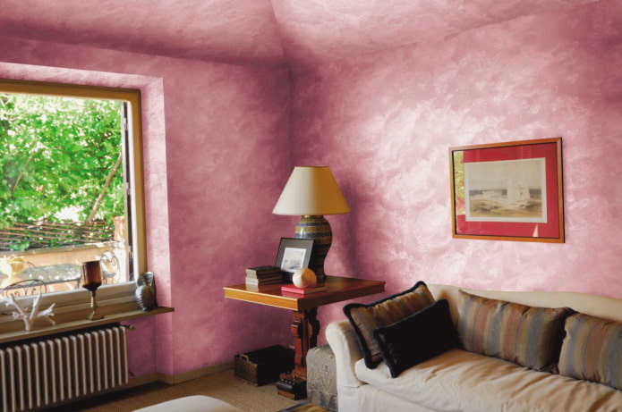 Фактурная краска DALI-DECOR. Покрытие 