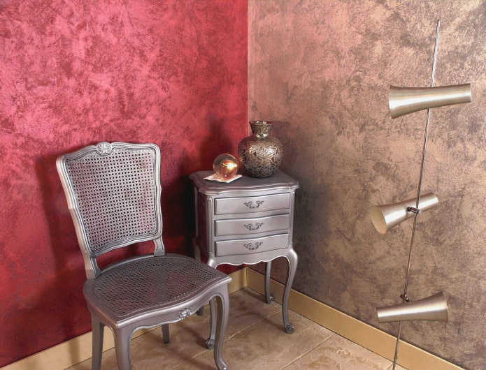 Текстурная краска DALI-DECOR. Покрытие 