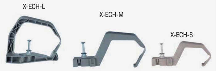 Закрепление пучка кабелей с помощью Hilti X-ECH