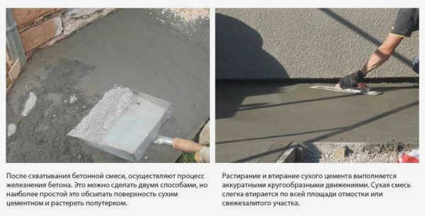 Армирование сухим раствором