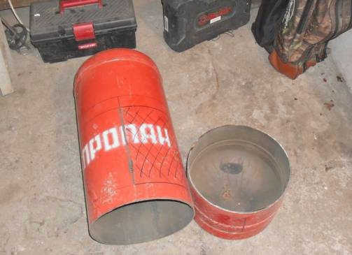 Горелка из баллона