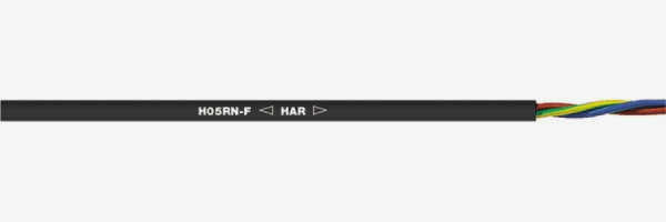 Используемый кабель заземления HAR H05 W-F