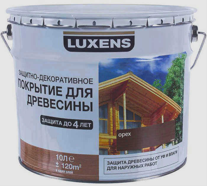 Защитно-декоративное покрытие для древесины LUXENS