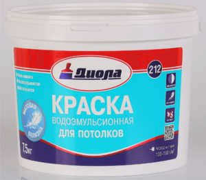 Потолочная краска на водной основе