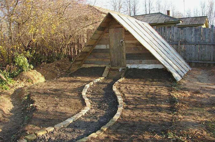 отдельно стоящий погреб