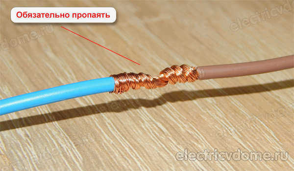 скручивание скрученных проводов
