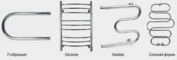 Модели полотенцесушителей