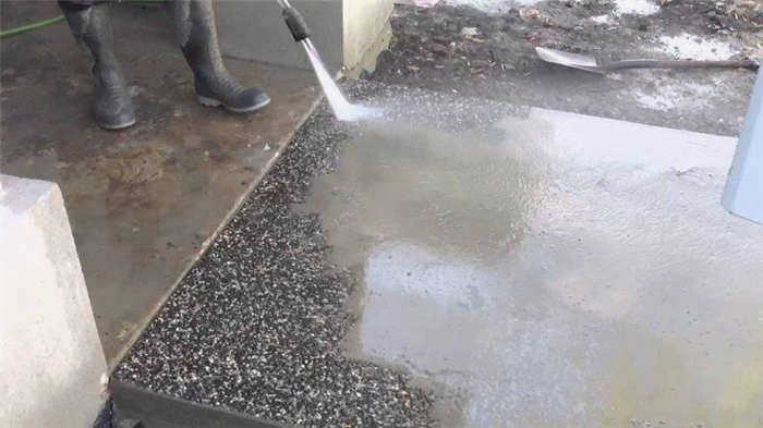 Удаление и промывка замедлителя