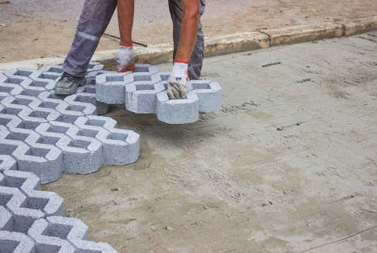 Газоны из брусчатки