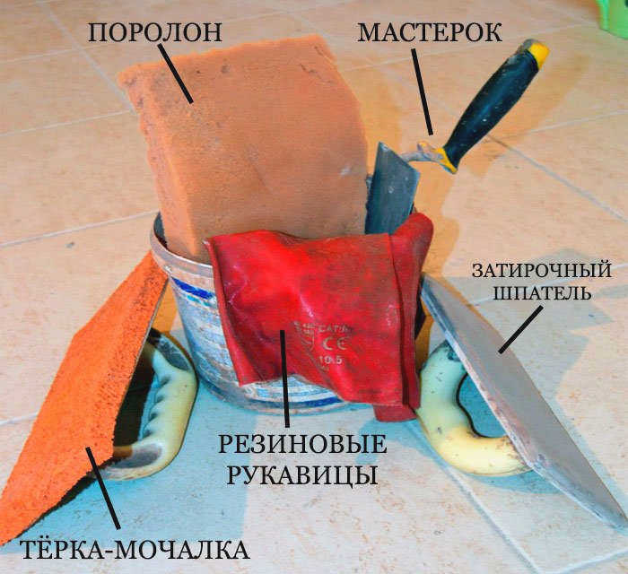 инструменты для укладки плитки