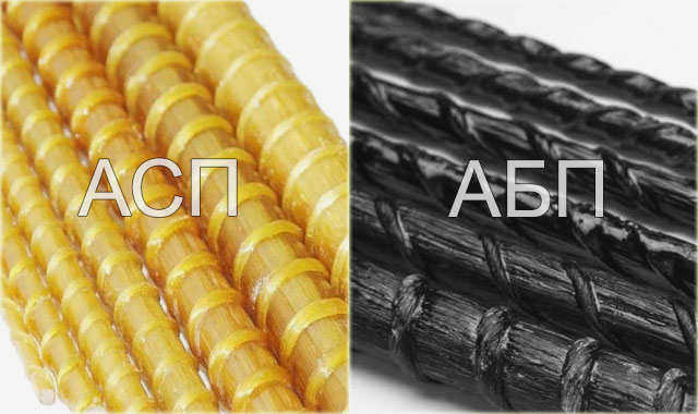 Пластиковое армирование для арматуры ASP и ABP